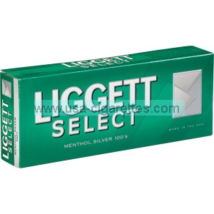 Liggett Select Menthol Silver 100's cigarettes